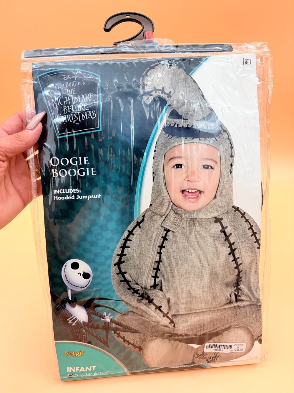 Oogie Boogie Costume Infant 0-6M Nightmare Before Christmas Disney Spirit